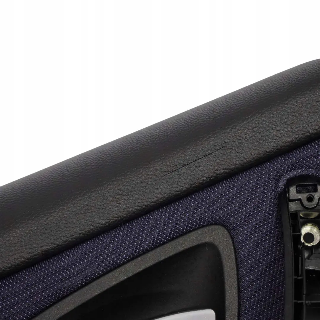 BMW 1 Series E81 E82 Door Lining Card Cloth Front Left N/S Network Monaco Blue - SKU 9121235 - Part number 9121235