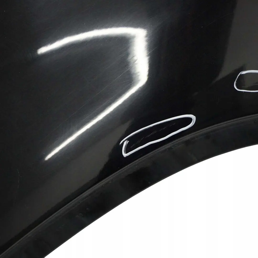 BMW X5 E53 5 Pareti Anteriore Sinistra Parafango Black Sapphire Nero - 475 - SKU 7000385-BS5 - Numero di parte 7000385