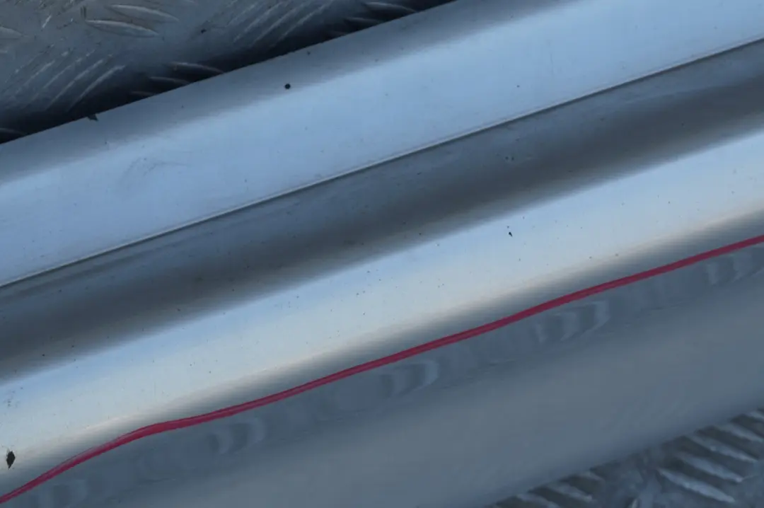 Left N/S Side Door Sill Cover Skirt Titansilber Titan Silver to BMW X5 Series E53 with Part number 8408705 BMW X5 Series E53 Left N/S Side Door Sill Cover Skirt Titansilber Titan Silver - SKU 8408705-TS - Part number 8408705