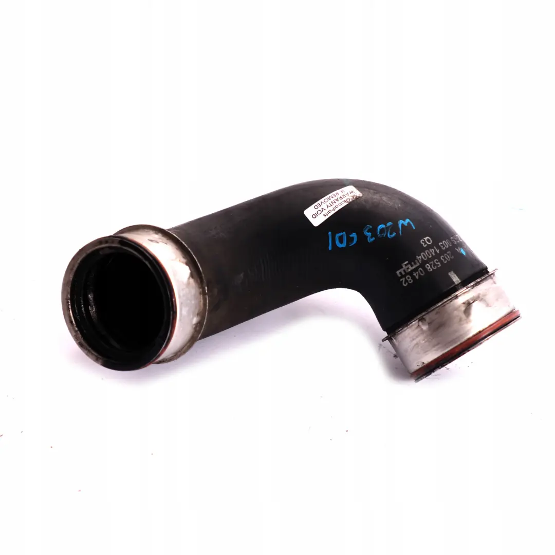  Mercedes-Benz C W203 200 CDI Air Charge Left Intercooler Hose Pipe - SKU A2035280482 - Part number A2035280482