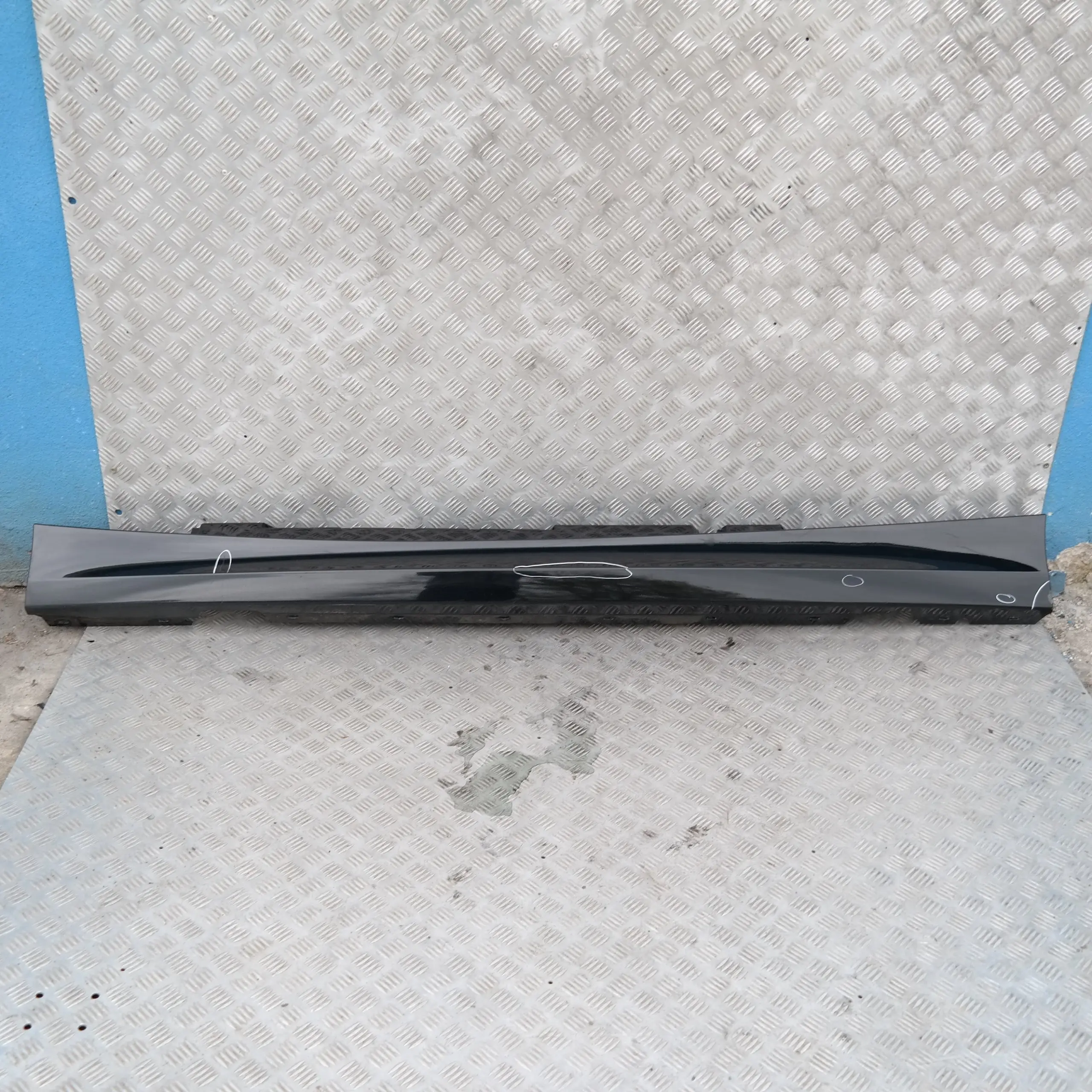 BMW 1 SERIES E87 LCI E87N Sill Strip Side Skirt Left N/S Schwarz 2 Black II -668