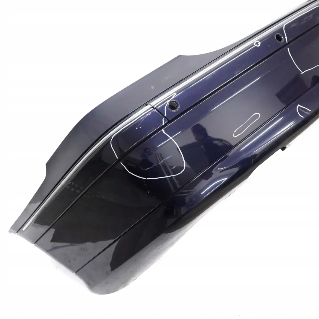Mercedes-Benz C W203 Rear Bumper Trim Panel Tanzanitblau Tanzanite Blue - 359 to with Part number A2038851625 Mercedes-Benz C W203 Rear Bumper Trim Panel Tanzanitblau Tanzanite Blue - 359 - SKU A2038851625-TB - Part number A2038851625