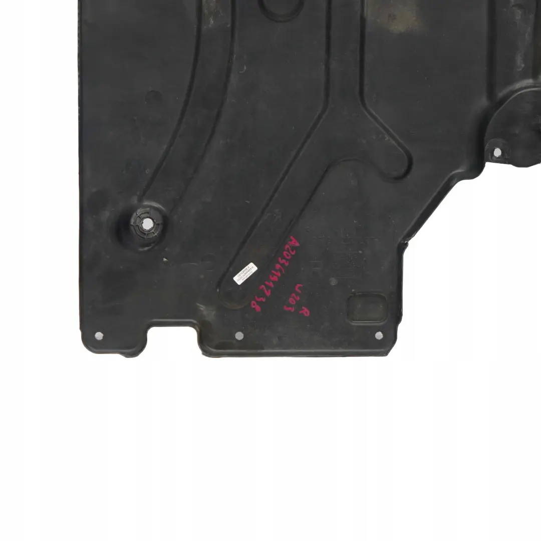  Mercedes-Benz C W203 Right O/S Underfloor Underbody Cover Protection Panel - SKU A2036191238 - Part number A2036191238