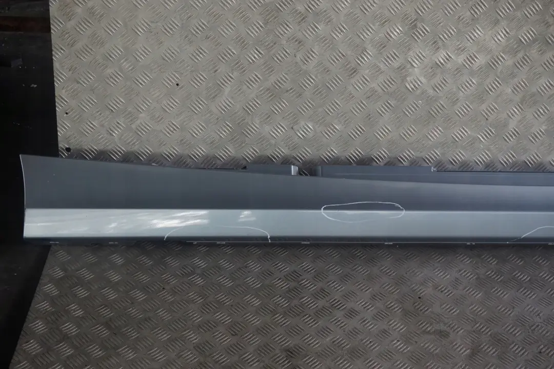 BMW E87 LCI Listello Portiera Apertura Gonna Destra Blu Acqua di Alto Mare - SKU 0036144-WB1 - Numero di parte 0036144