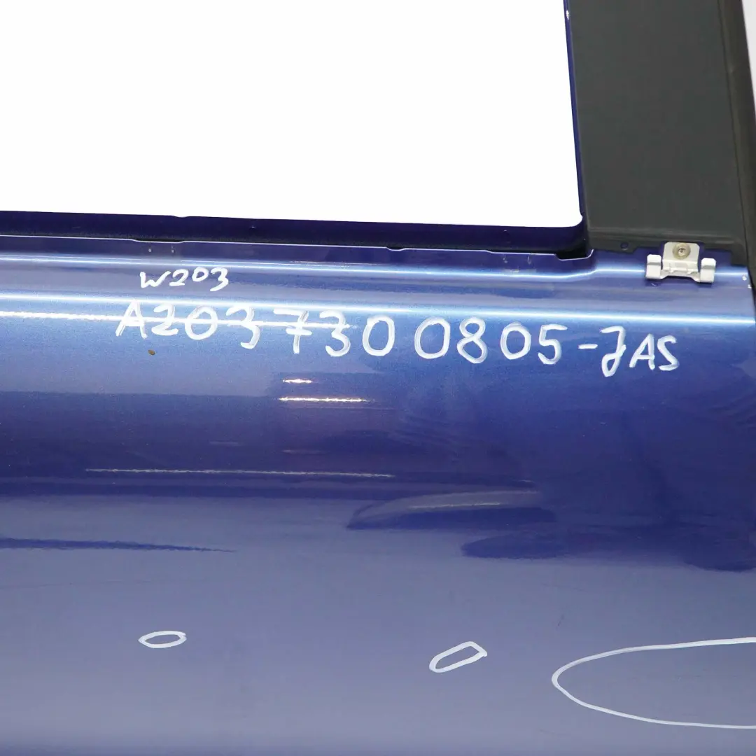  Mercedes-Benz C-Class W203 Door Rear Right O/S Jaspisblau Blue Metallic - 345 - SKU A2037300805-JAS - Part number A2037300805