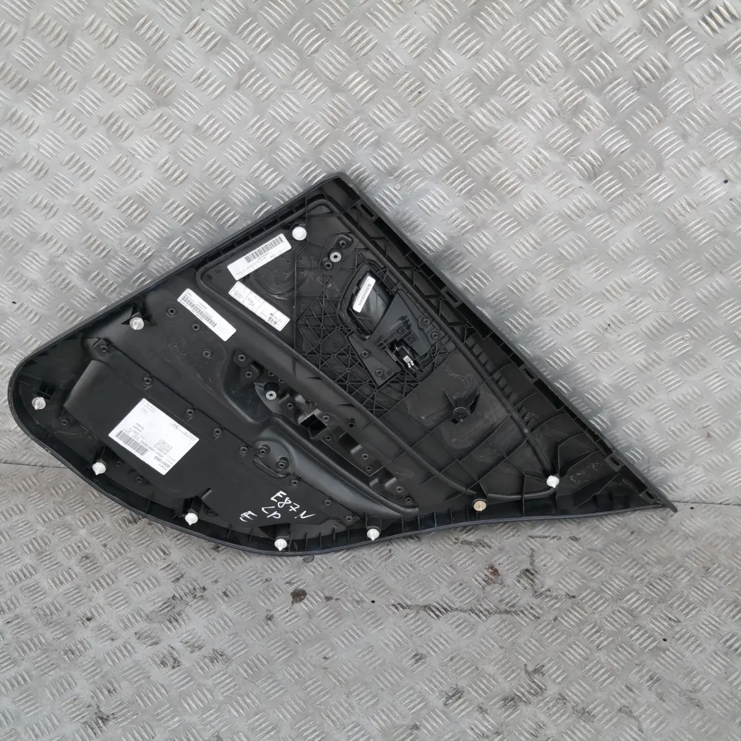 BMW 1 Reihe E87 LCI E87N Türverkleidung Stoff hinten links ACTIVE BLUE - SKU 9121195 - Teilenummer 51419121195