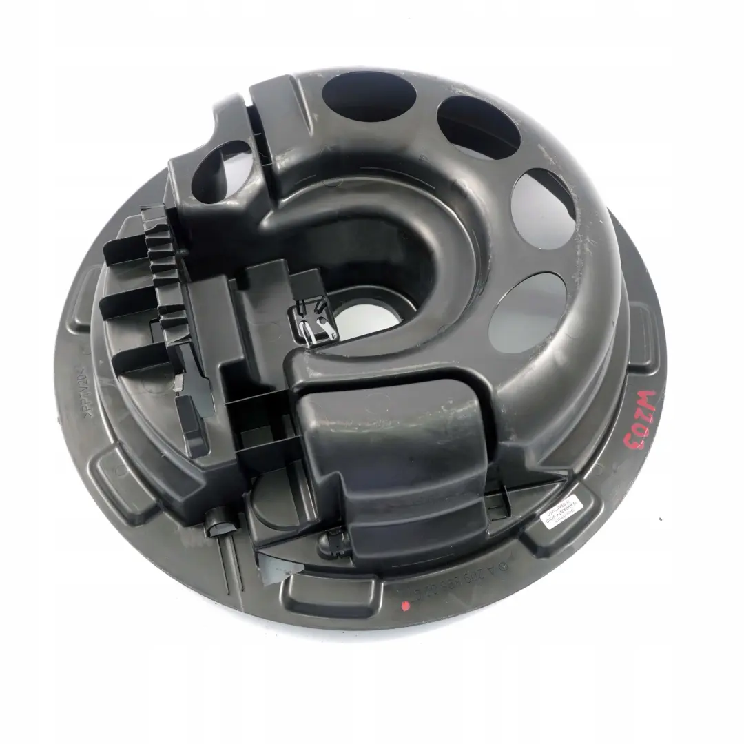 Mercedes W203 C209 Supporto ruota di scorta Coprire Tool Box - SKU A2098980207 - Numero di parte A2098980207