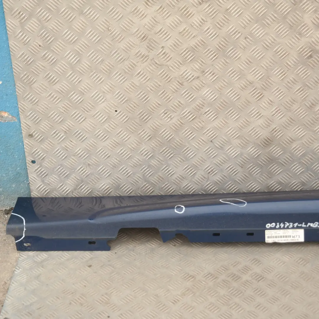 BMW 1 Series E81 E82 M SPORT Sill Strip Side Skirt Left N/S Le Mans Blau Blue - SKU 0034731-LMB2 - Teilenummer 51770034731