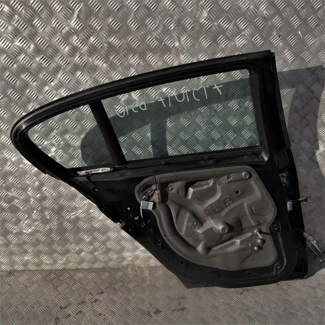 BMW 1 SERIES 10 E87 E87N Door Rear Left N/S Black Sapphire Metallic - 475 - SKU 7191017-BS10 - Part number 7191017