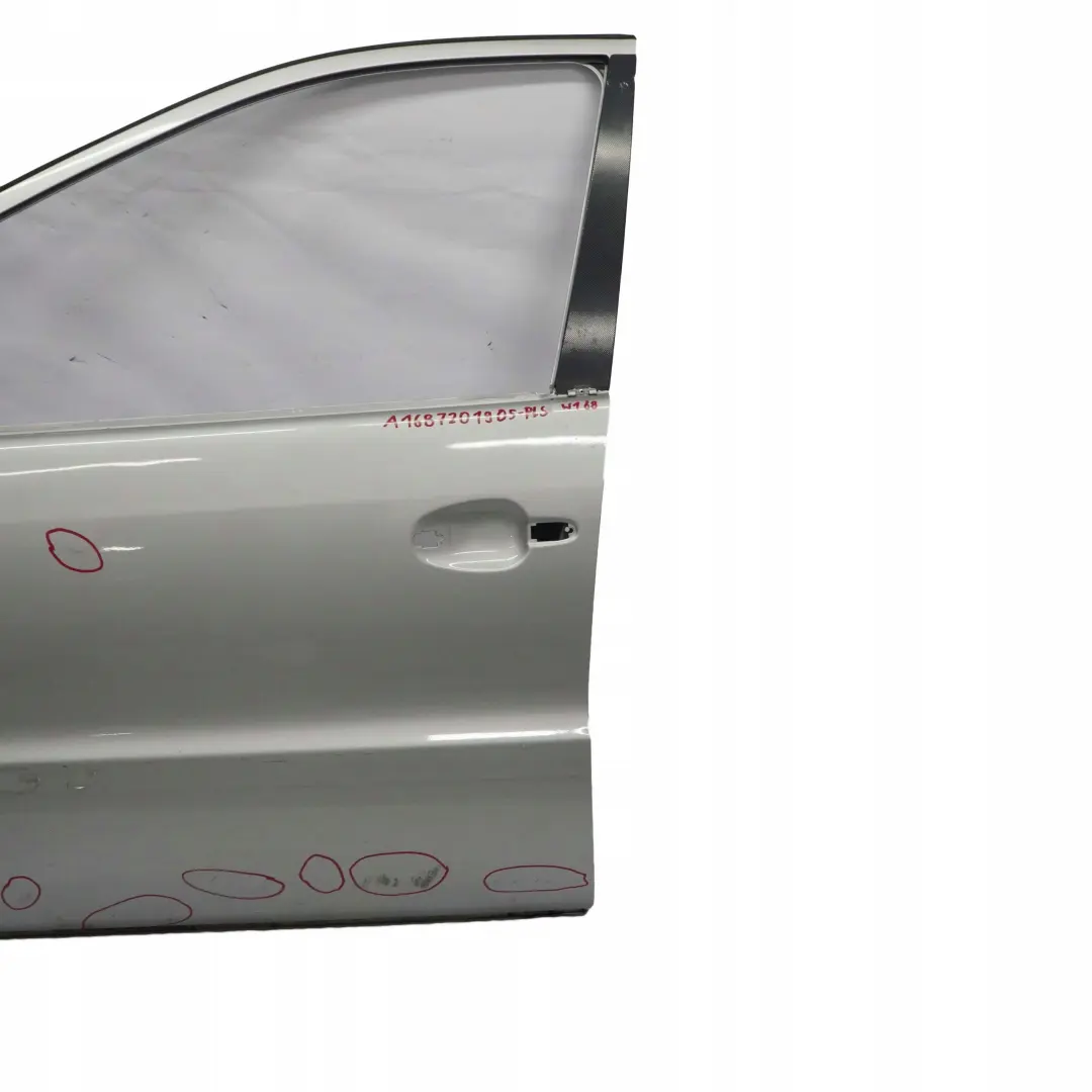  Mercedes-Benz A-Class W168 Door Front Left N/S Polar Silver Metallic - 761 - SKU A1687201905-PLS - Part number A1687201905