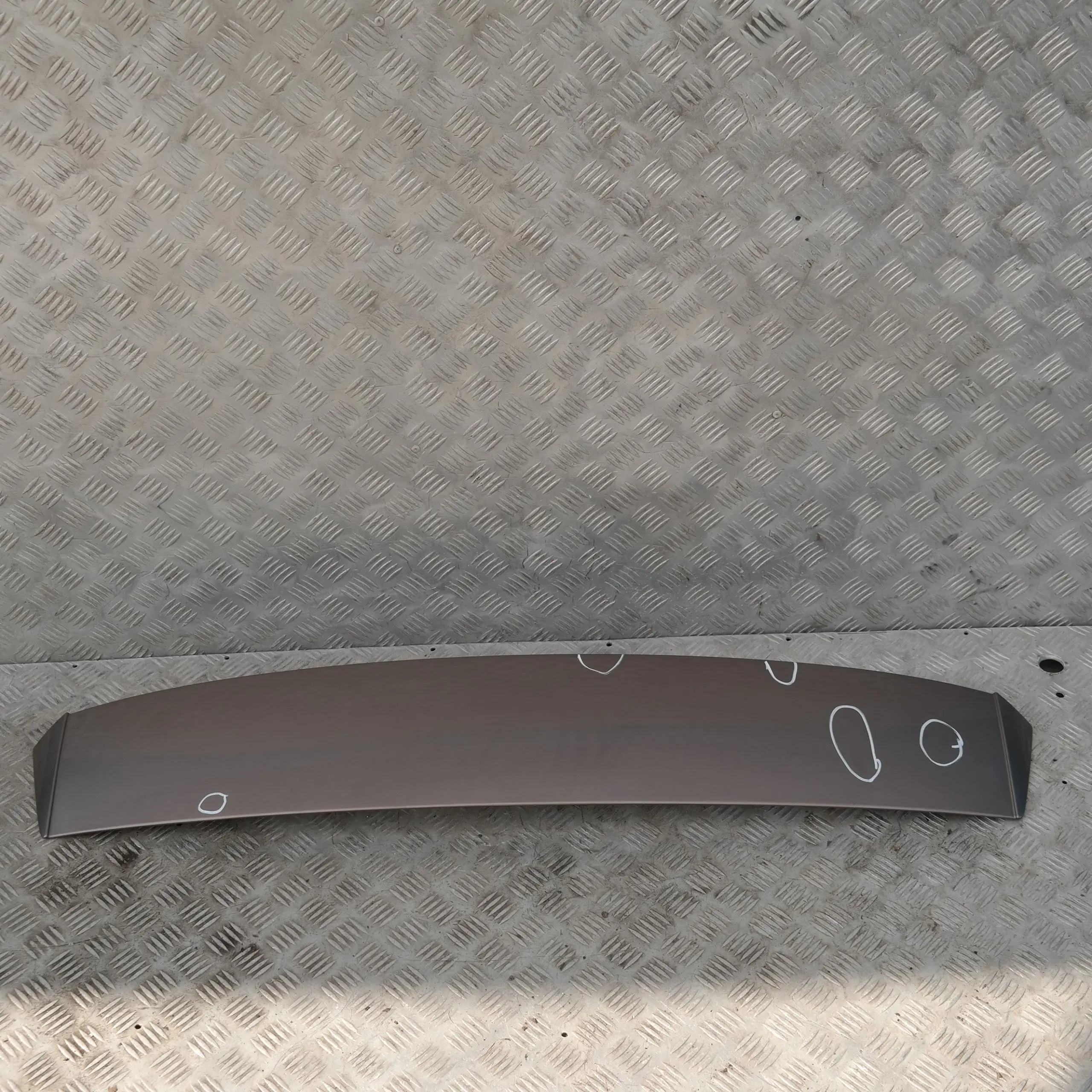 BMW 5 Series E61 Touring Boot Tailgate Rear Spoiler Amethystgrau Grey Metallic