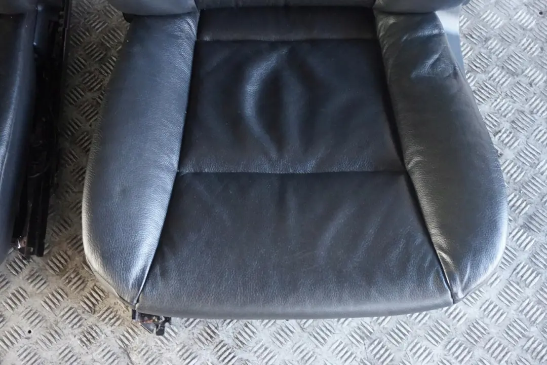 BMW 5 Series Black Leather Interior Seats With Door Cards - SKU rhd-E60 Black Leather Seats - Part number e60