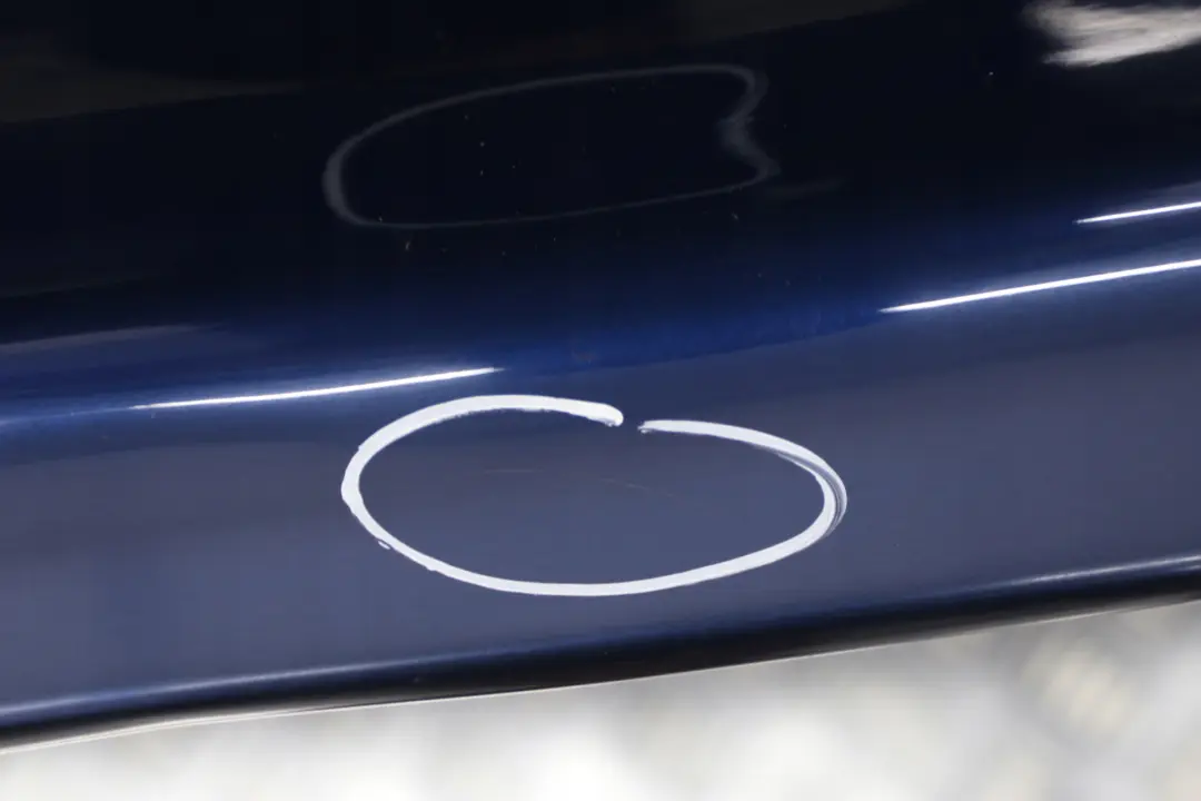 Bumper Trim Panel PDC Mysticblau Blue Metallic to BMW 5 Series E61 Touring Rear with Part number 0306983 BMW 5 Series E61 Touring Rear Bumper Trim Panel PDC Mysticblau Blue Metallic - SKU 0306983-MYS - Part number 0306983