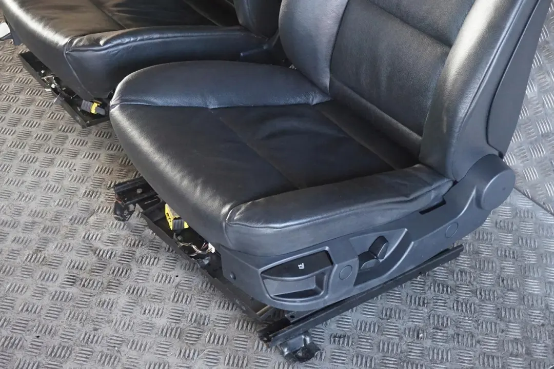BMW 5 Series Black Leather Interior Seats With Door Cards - SKU rhd-E60 Black Leather Seats - Part number e60