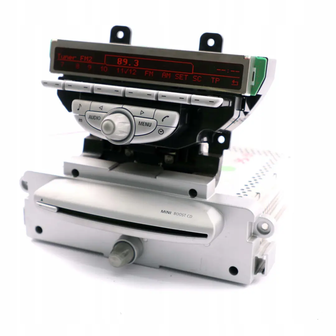 Radio Boost CD Player Head Unit to BMW Mini Cooper One 2 R55 R56 R57 with Part number 3452681 BMW Mini Cooper One 2 R55 R56 R57 Radio Boost CD Player Head Unit - SKU 3452681-2 - Part number 3452681
