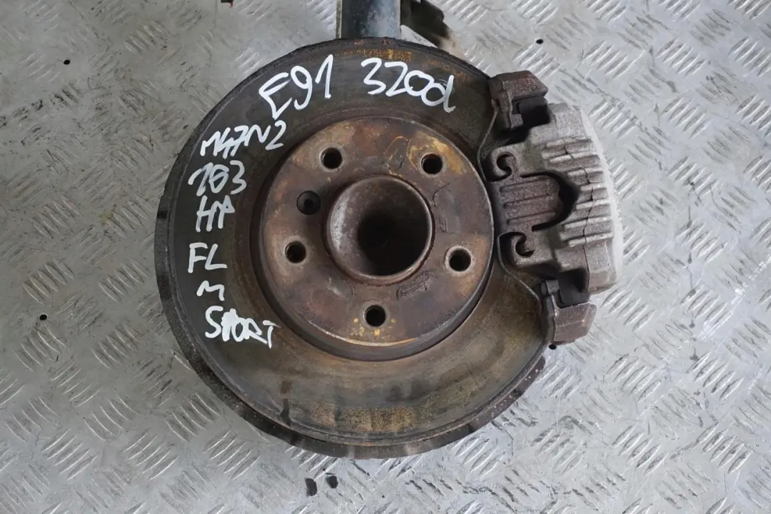 BMW 3 E91 Touring 320d M47N2 M Sport Front Left N/S Spring Strut Brake Caliper - SKU 8036553-5 - Part number 8036553