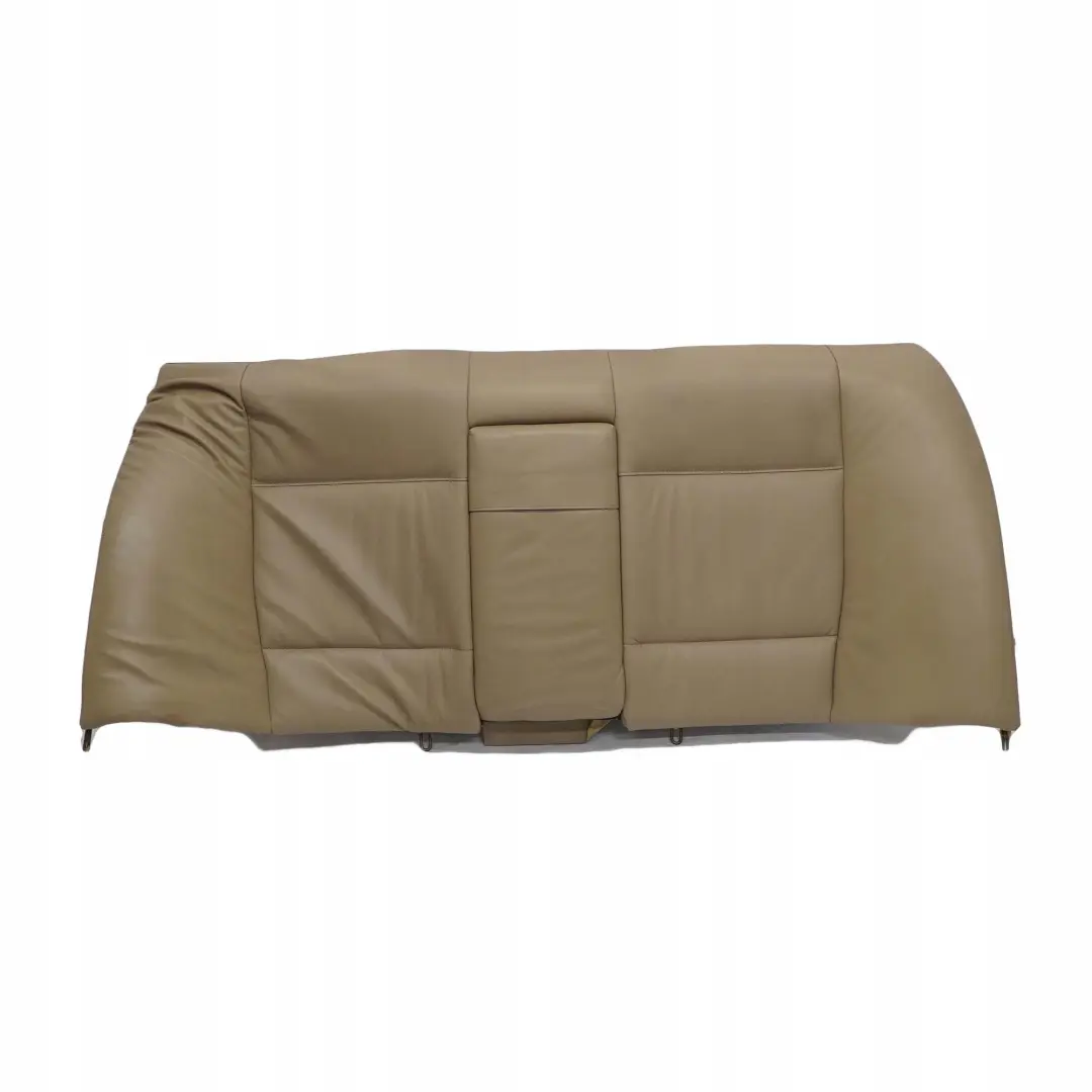 Back Backrest Cover Leather Montana Light Beige to BMW 3 E46 Saloon Rear Seat with Part number 8225910 BMW 3 E46 Saloon Rear Seat Back Backrest Cover Leather Montana Light Beige - SKU 8225910 - Part number 8225910