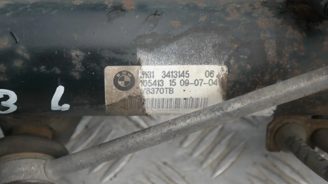 BMW X3 er E83 2.5i M54 Federbein Schwenklager Bremsscheibe Vorne Links - SKU 3413145-1 - Teilenummer 3453523