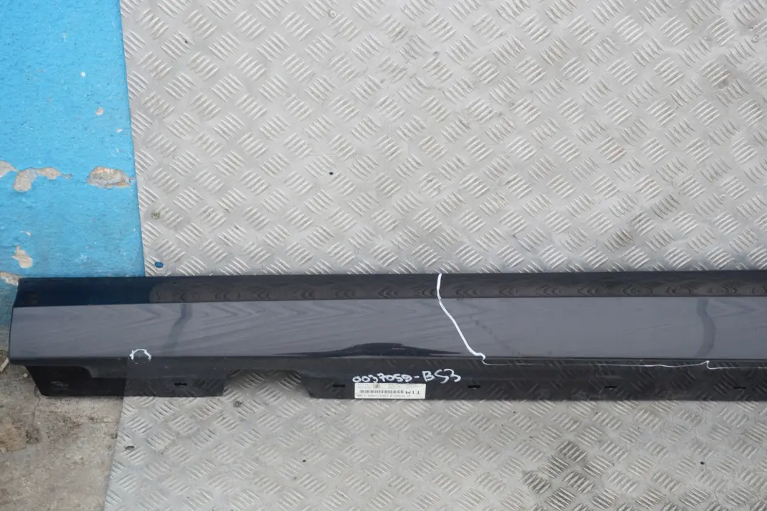 BMW E90 LCI nakładka próg lewy black saphire - SKU 0037059-BS3 - Numer Części 0037059