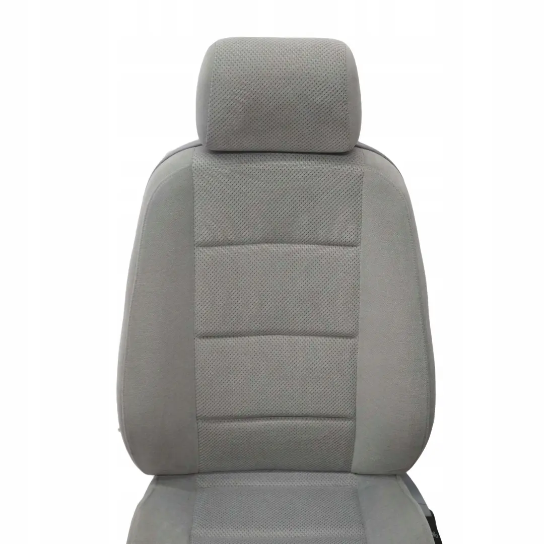 BMW 3 er E36 Limousine Touring Kombi Vorne Links Sitz Stoff Flock Pique Grau - SKU 8201687 - Teilenummer 8201687