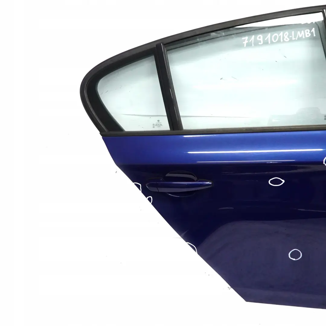 Door Rear Right O/S Le Mans Blau Blue Metallic - 381 to BMW 1 Series E87 1 with Part number 7191018-LMB1 BMW 1 Series E87 1 Door Rear Right O/S Le Mans Blau Blue Metallic - 381 - SKU 7191018-LMB1 - Part number 7191018-LMB1