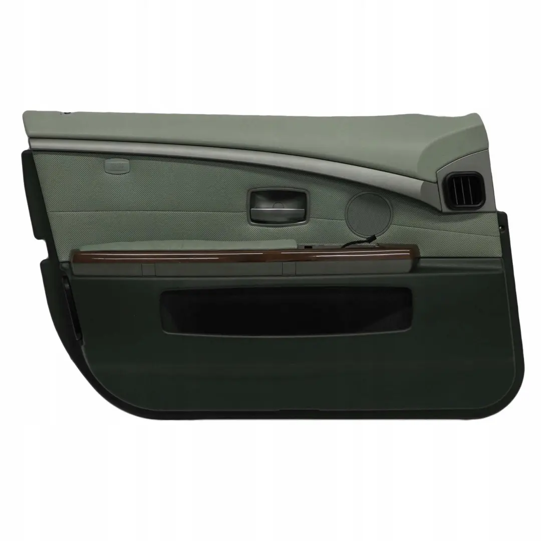 BMW 7 E65 E66 Panneau Portieres Revetement a L'Avant Gauche Cuir Nasca Vert - SKU 7142669 - Numéro de pièce 7142669