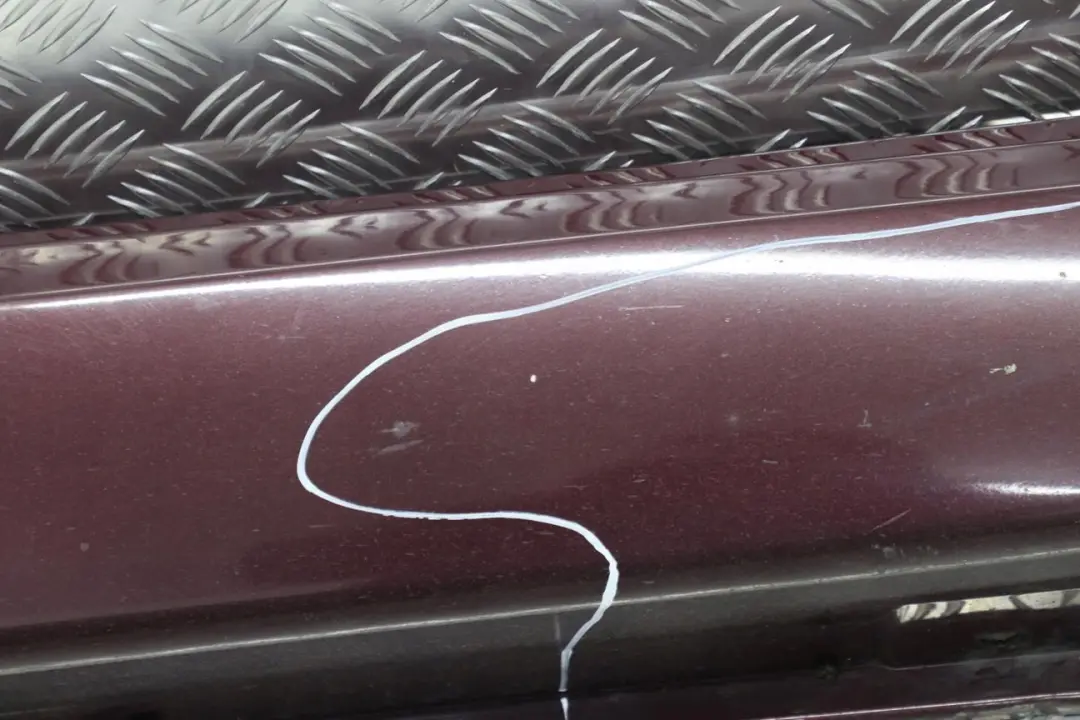 BMW 7 E65 Bas de Porte Couverture Seuil Droite Barbera Rouge A39 - SKU 0395482-BAR - Numéro de pièce 0395482