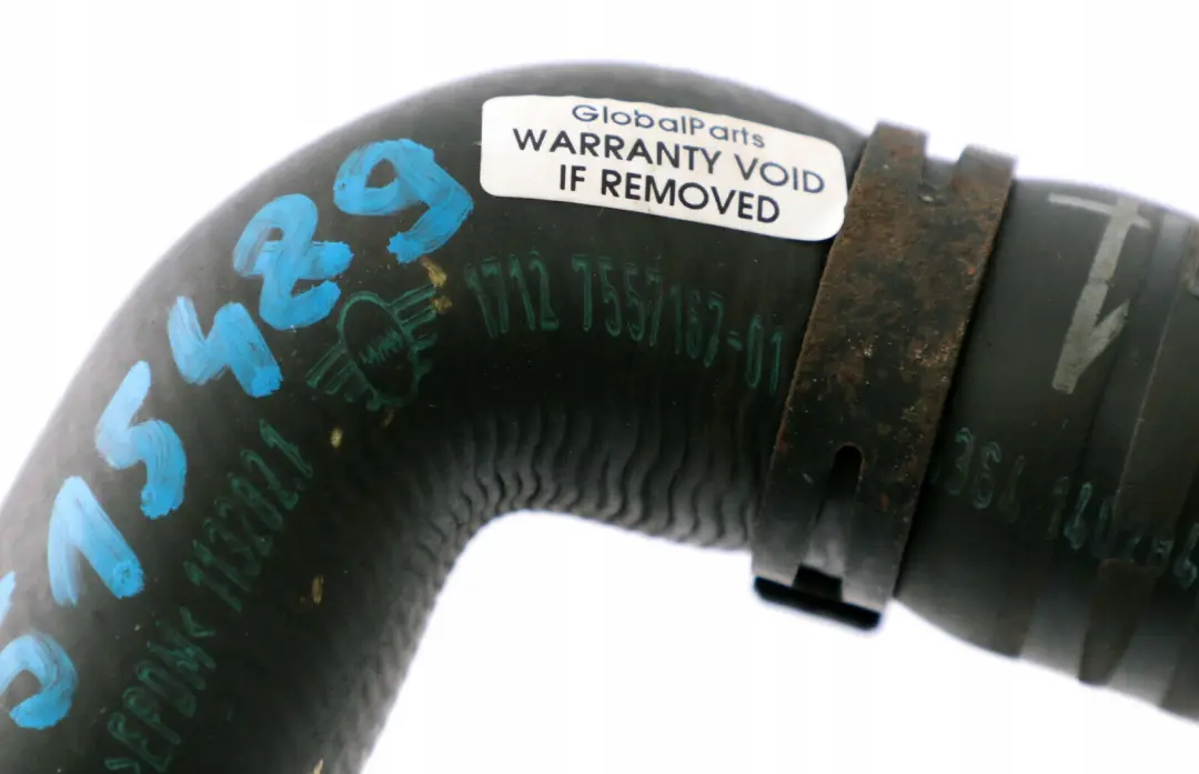Radiator Coolant Hose 7557167 to BMW Mini Cooper One R50 R52 Petrol W10 with Part number 7515489 BMW Mini Cooper One R50 R52 Petrol W10 Radiator Coolant Hose 7557167 - SKU 7515489 - Part number 7515489