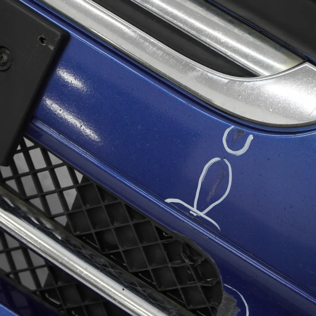 Complete Front Bumper Panel Lightning Blue - A63 to BMW Mini Cooper Cabrio R50 R52 with Part number 0308998 BMW Mini Cooper Cabrio R50 R52 Complete Front Bumper Panel Lightning Blue - A63 - SKU 0308998-LB - Part number 0308998