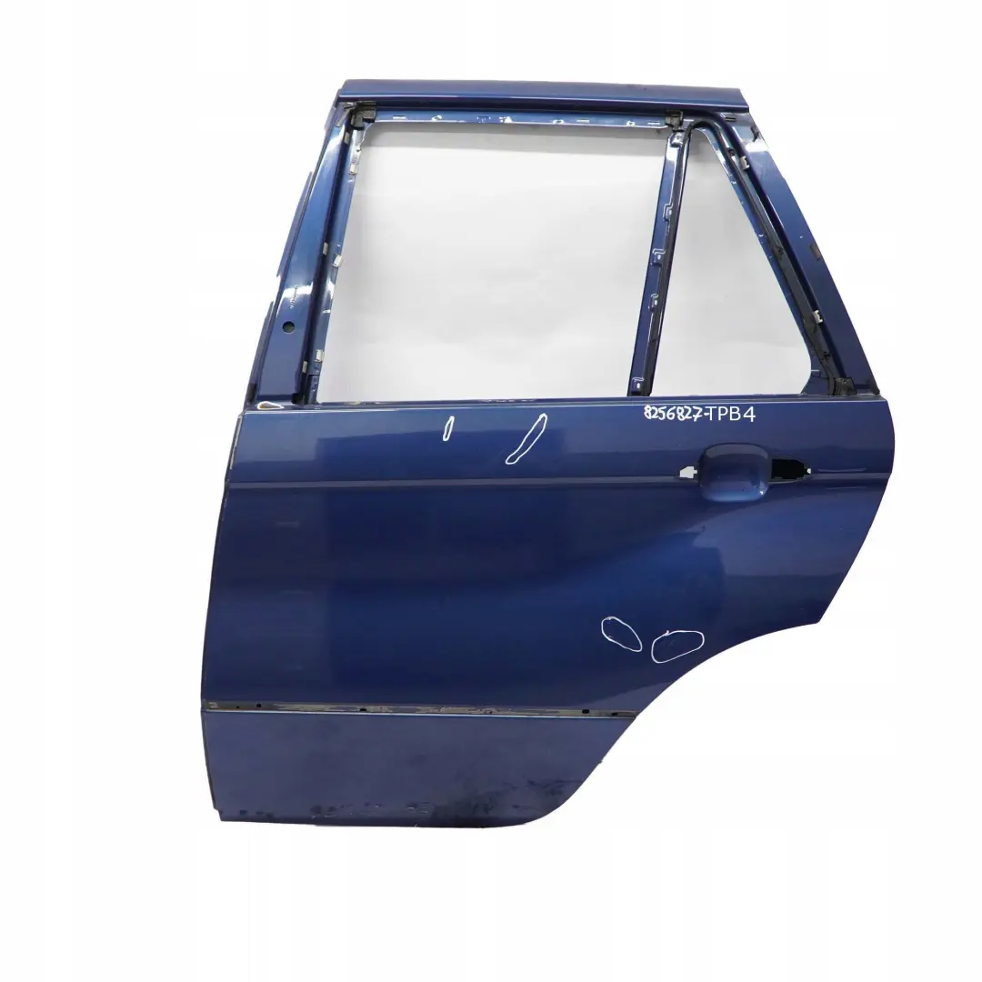Door Rear Left N/S Topasblau Topas Blue Blau Metallic - 364 to BMW X5 Series 4 E53 with Part number 8256827 BMW X5 Series 4 E53 Door Rear Left N/S Topasblau Topas Blue Blau Metallic - 364 - SKU 8256827-TPB4 - Part number 8256827