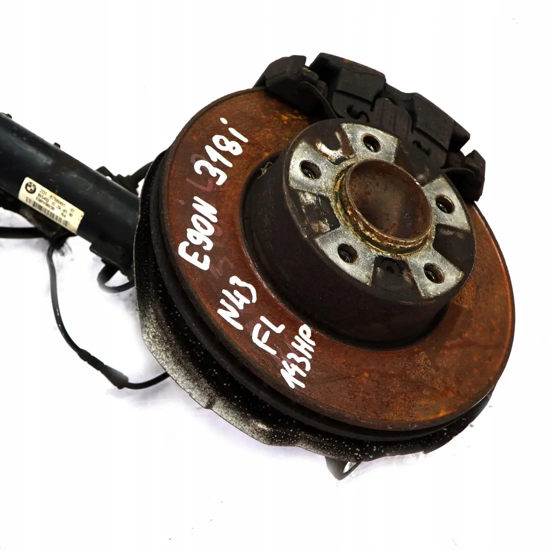 N43 Molla Sospensioni Cuscinetto Perno Anteriore Sinistra per BMW E90 318i con numero di parte 6771723 BMW E90 318i N43 Molla Sospensioni Cuscinetto Perno Anteriore Sinistra - SKU 6771723-1 - Numero di parte 6771723