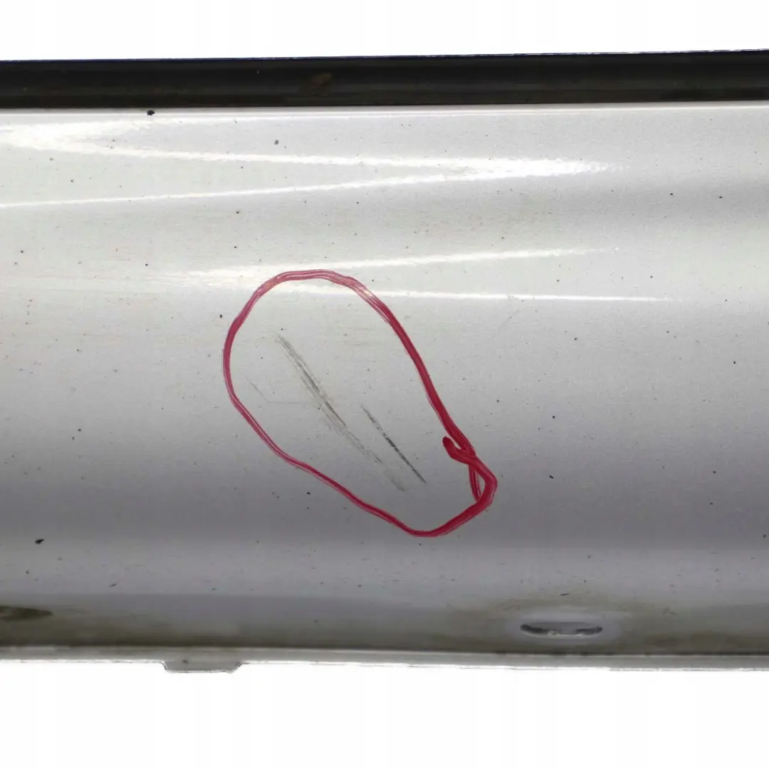  Mercedes-Benz C CL203 W203 Sill Side Cover Skirt Left N/S Brilliant Silver - SKU A2036980554-BRS - Part number A2036980554