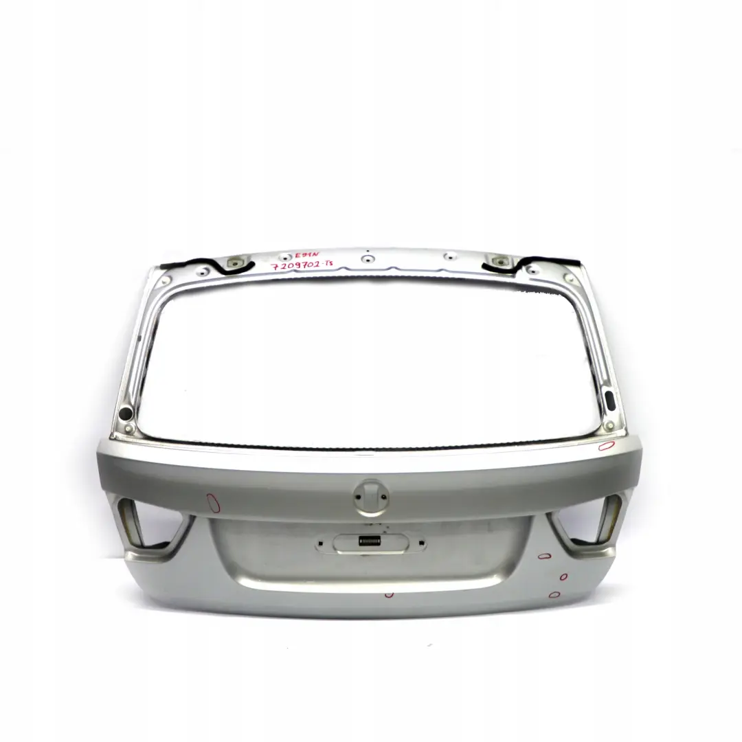 BMW 3 E91 LCI Trunk Lid Boot Tailgate Rear Titansilber Silver Metallic - 354 - SKU 7209702-TS - Part number 7209702