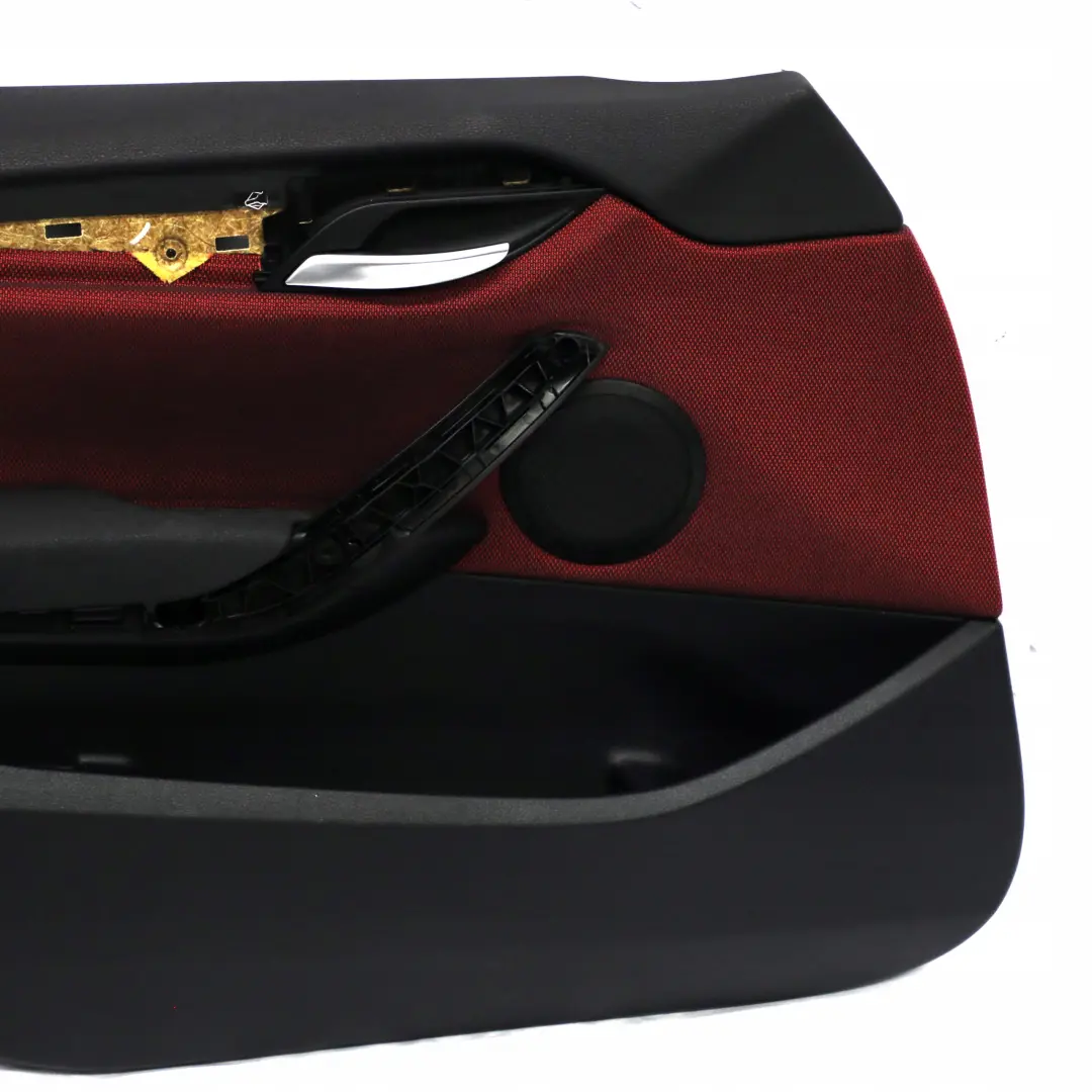 BMW X1 E84 Front Door Card Lining Trim Left N/S Fabric Cloth Vermilion Red - SKU 7320191 - Part number 7320191