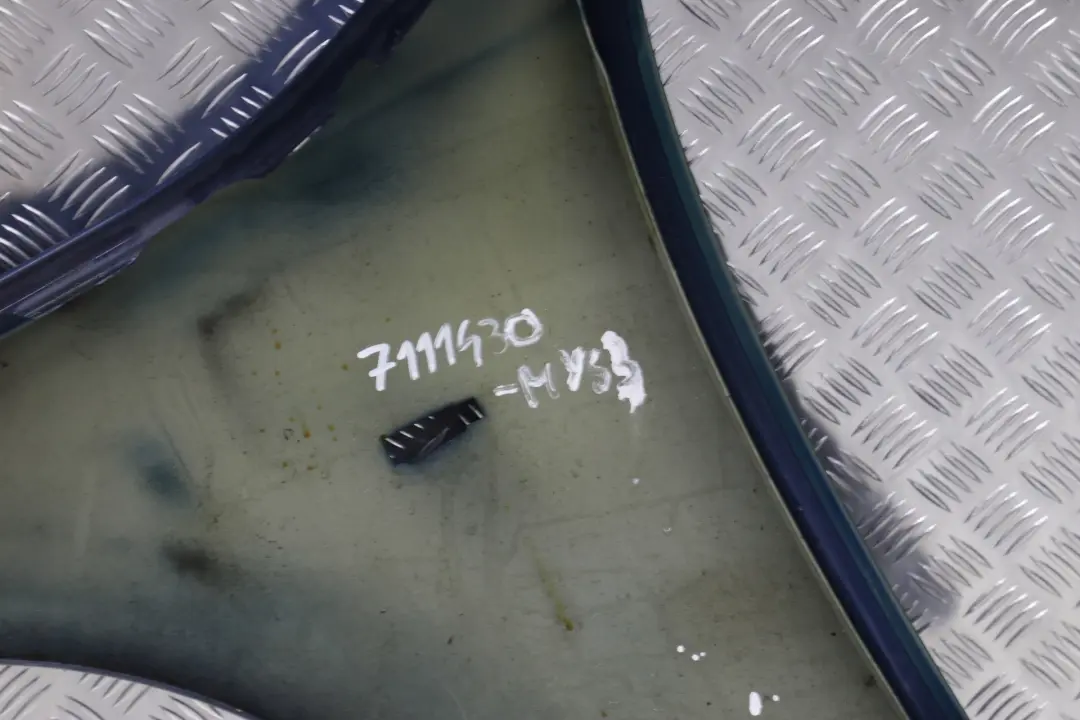 Front Right Wing Fender Side Panel O/S Mysticblau Blue to BMW 5 Series E60 E61 3 with Part number 7111430 BMW 5 Series E60 E61 3 Front Right Wing Fender Side Panel O/S Mysticblau Blue - SKU 7111430-MYS3 - Part number 7111430