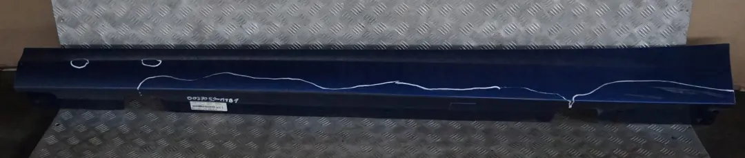 BMW E90 E91 LCI 1 Sill Strip Faldon Lateral Izquierdo Montegoblau Montego B - SKU 0037059-MTB1 - Número de pieza 0037059