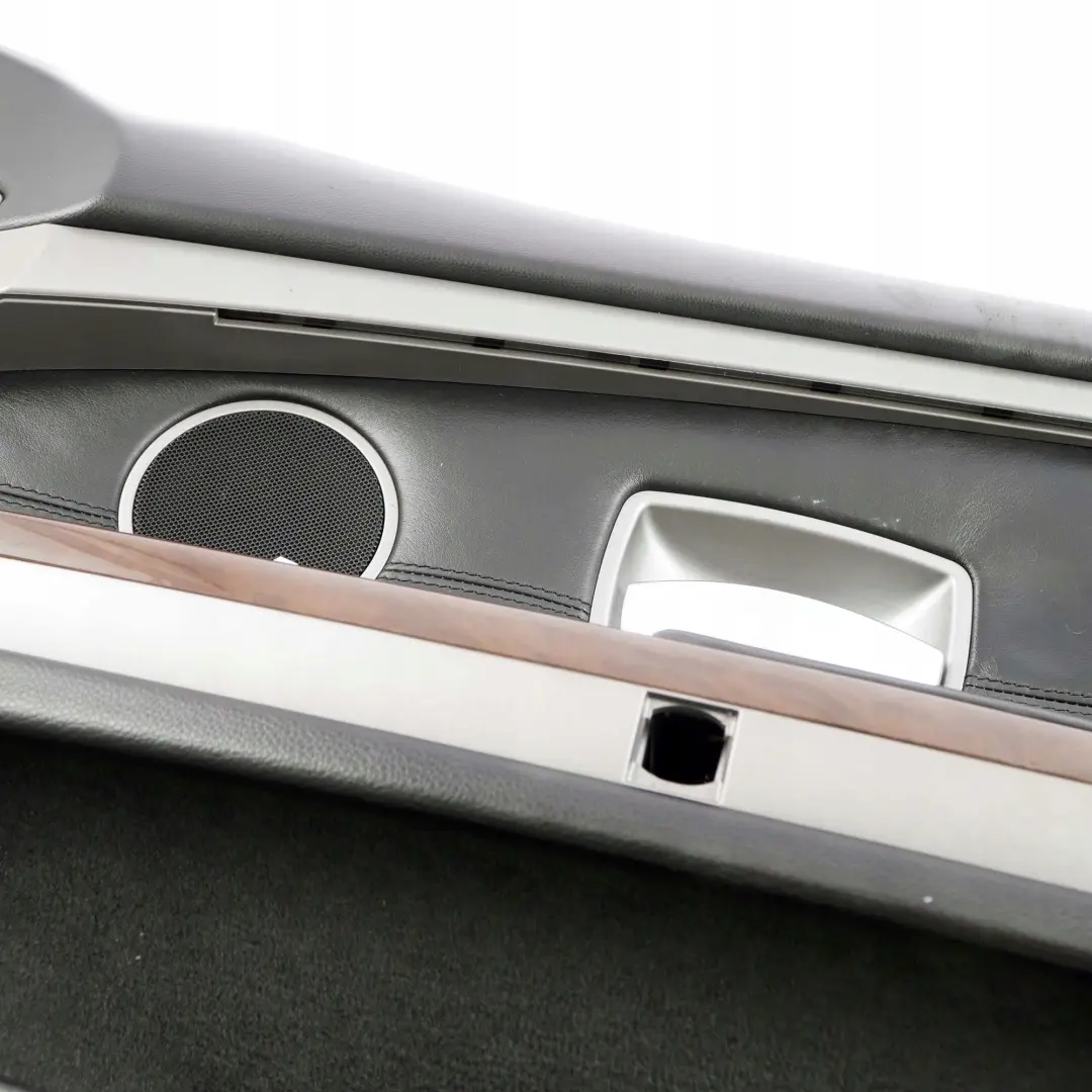 Türverkleidung Abdeckung Vorne Rechts Leder Pearl Schwarz BMW 7 er E65 E66 - SKU 7122380 - Teilenummer 7122380