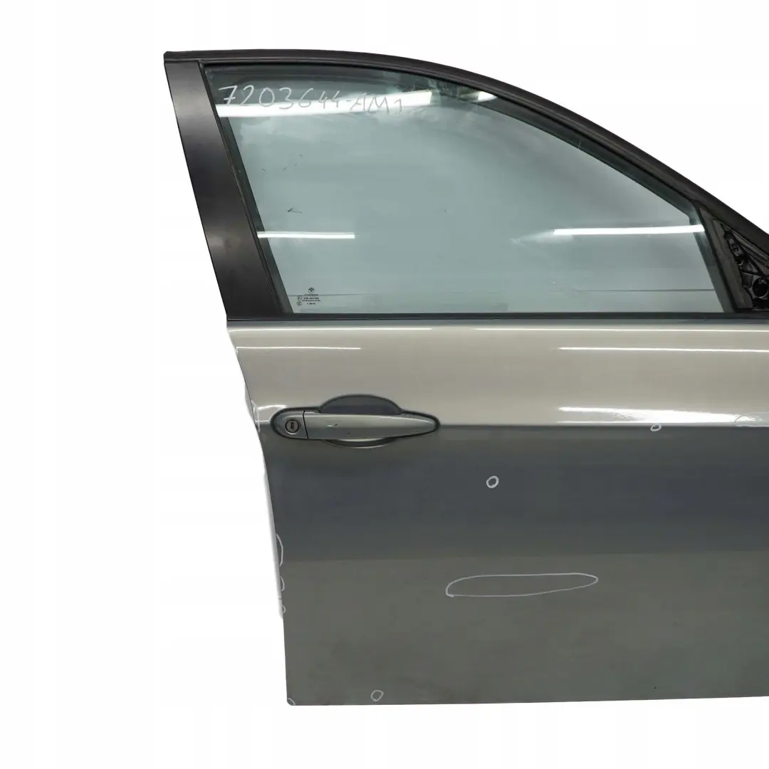 Door Front Right O/S Arktis Arctic Metallic - A34 to BMW 3 Series E90 E91 1 with Part number 7203644 BMW 3 Series E90 E91 1 Door Front Right O/S Arktis Arctic Metallic - A34 - SKU 7203644-AM1 - Part number 7203644