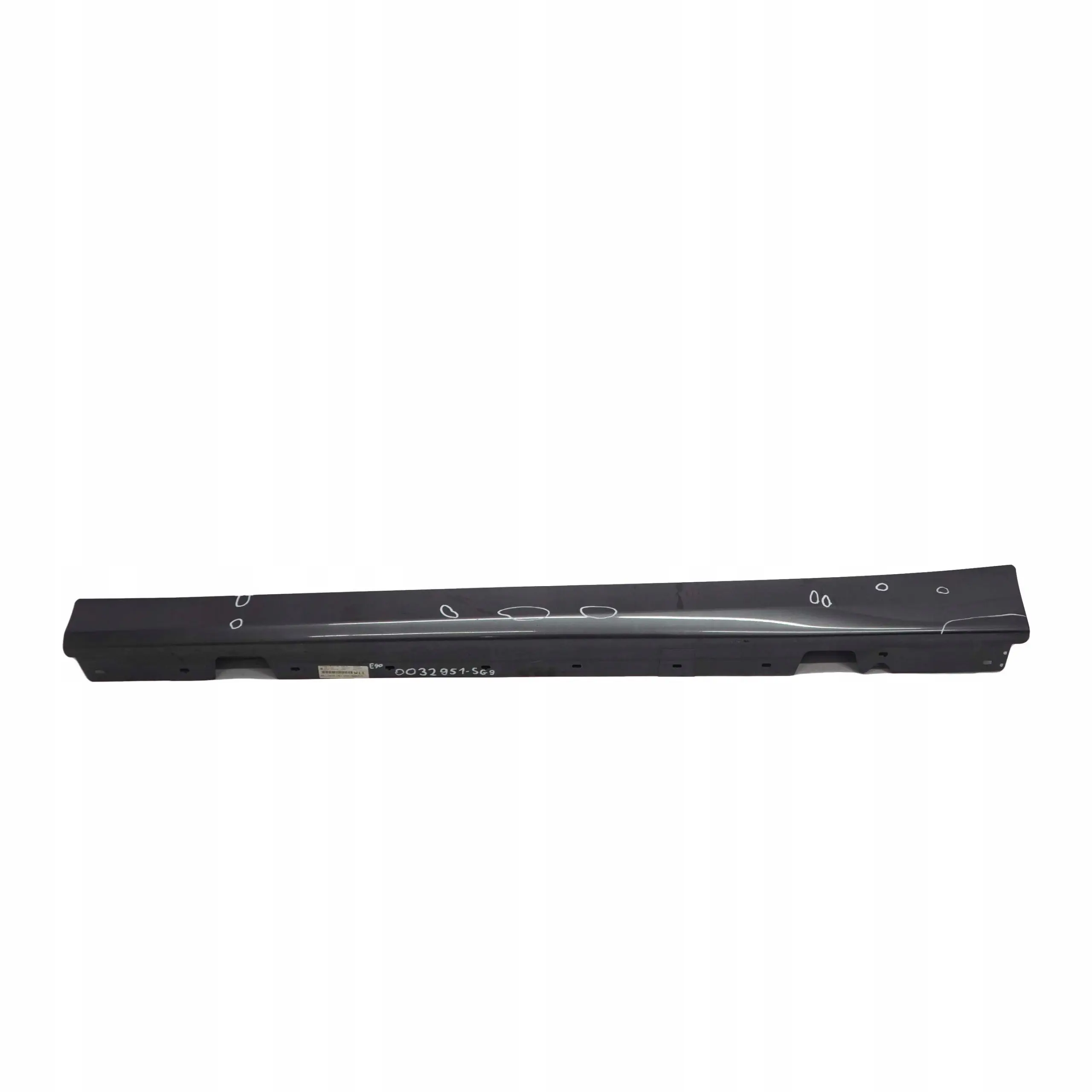 BMW E90 E91 9 Sill Strip Side Trim Skirt Left Sparkling Graphite - A22