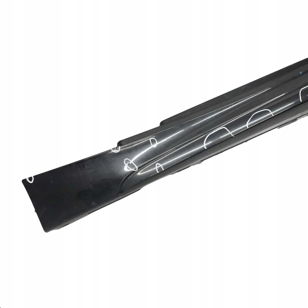 BMW E81 E82 E88 M Sport Listello Portiera Apertura SX Sapphire Nero - 475 - SKU 0034731-BS2 - Numero di parte 0034731