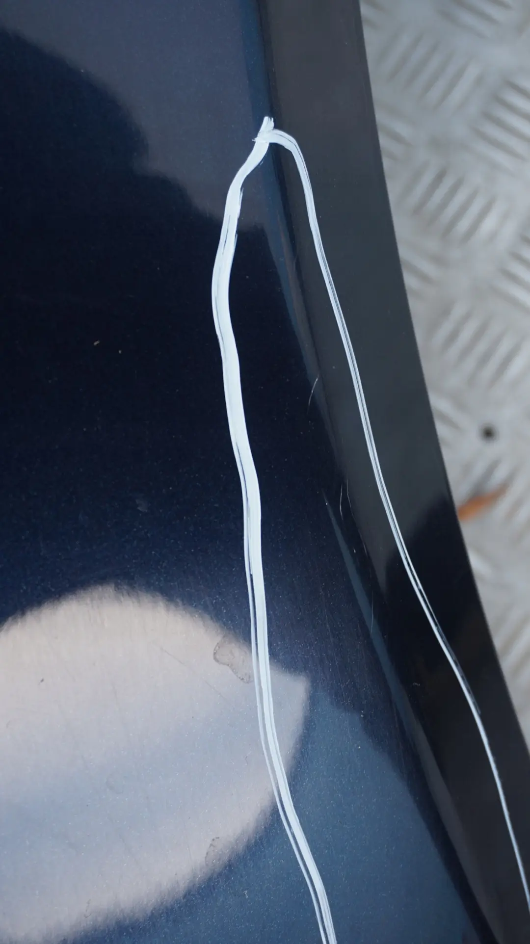 BMW E60 Błotnik lewy przód Orientblau - SKU 7111429-OB - Numer Części 7111429