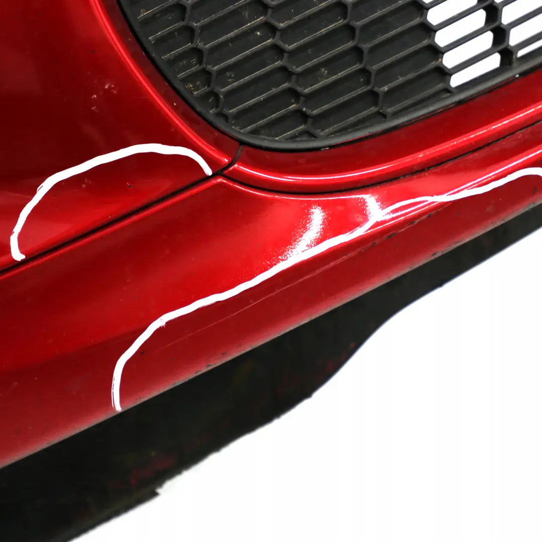 Parachoques Delantero Completo Pintado Rojo para Mini Cooper S R55 R56 con número de pieza 0430242 Mini Cooper S R55 R56 Parachoques Delantero Completo Pintado Rojo - SKU 0430242-RED - Número de pieza 0430242
