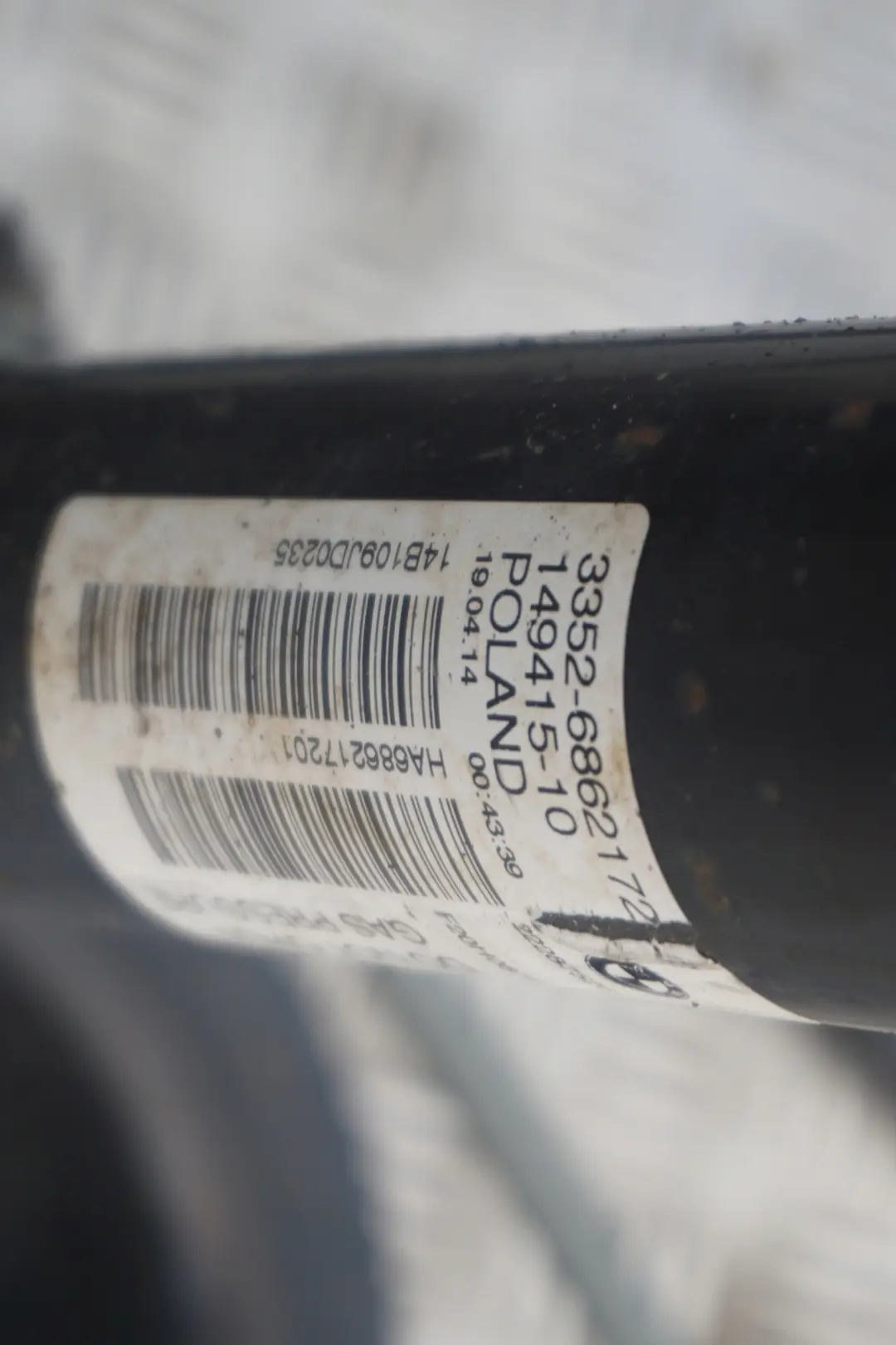 BMW 1 Series F21 116i N13 Eje Suspensión Freno Disco Buje Trasero Izq - SKU 6873722 - Número de pieza 6873722