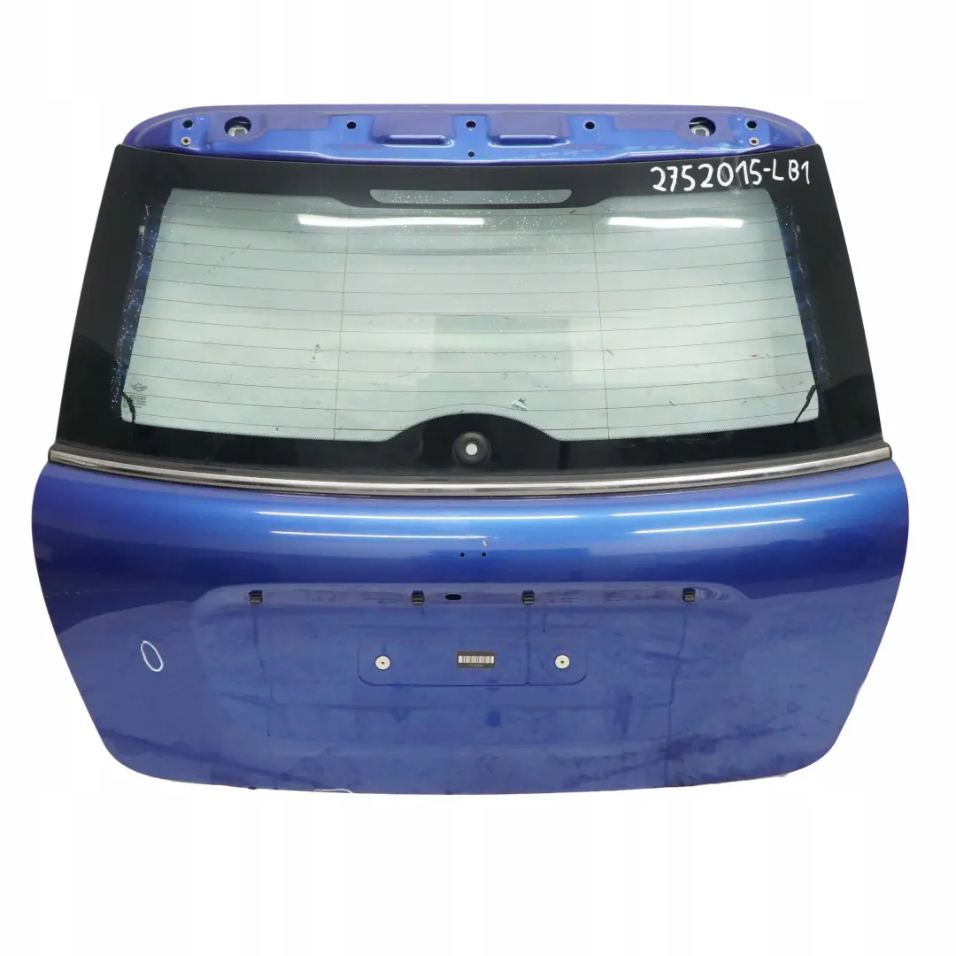Trunk Lid Tailgate Boot Lid Lightning Blue Metallic - A63 to Mini Cooper R56 with Part number 2752015 Mini Cooper R56 Trunk Lid Tailgate Boot Lid Lightning Blue Metallic - A63 - SKU 2752015-LB1 - Part number 2752015