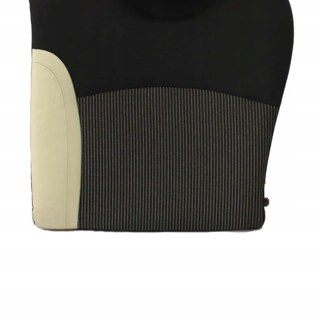Mini Cooper One R56 Rear Left N/S Seat Backrest Cloth / Leather Cream White - SKU 7233786 - Part number 7233786