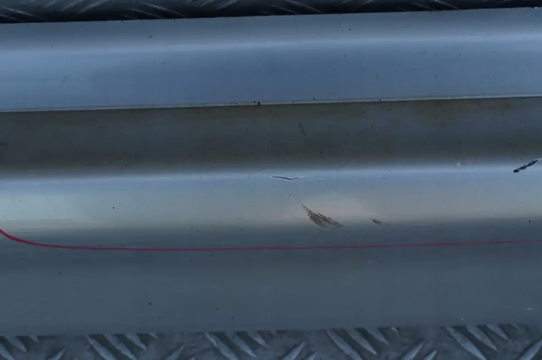 Left N/S Side Door Sill Cover Skirt Titansilber Titan Silver to BMW X5 Series E53 with Part number 8408705 BMW X5 Series E53 Left N/S Side Door Sill Cover Skirt Titansilber Titan Silver - SKU 8408705-TS - Part number 8408705