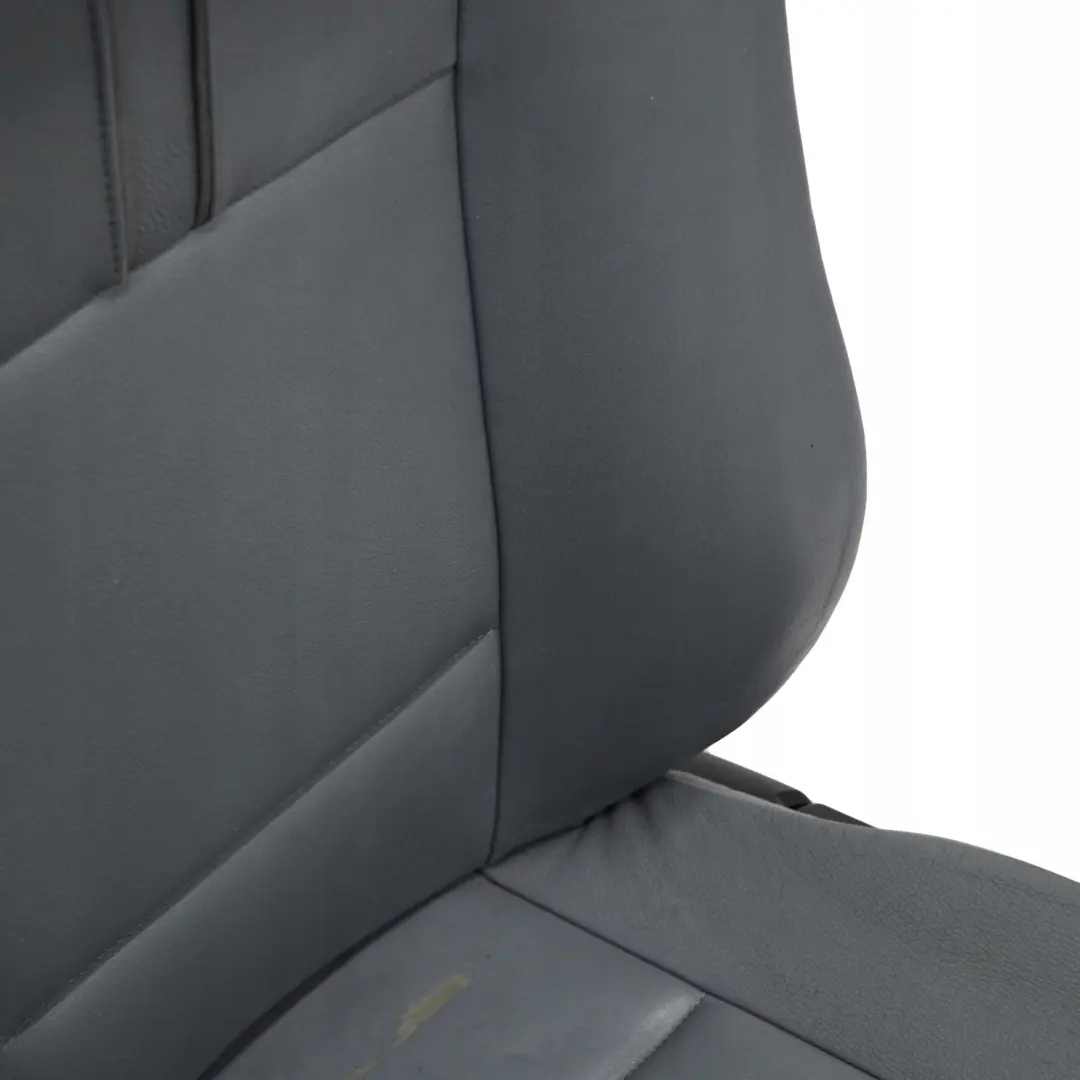 BMW X3 Series E83 Leather Ambiente Grey Blue Grau Leather Front Left N/S Seat - SKU 3412215-3 - Part number 3412215