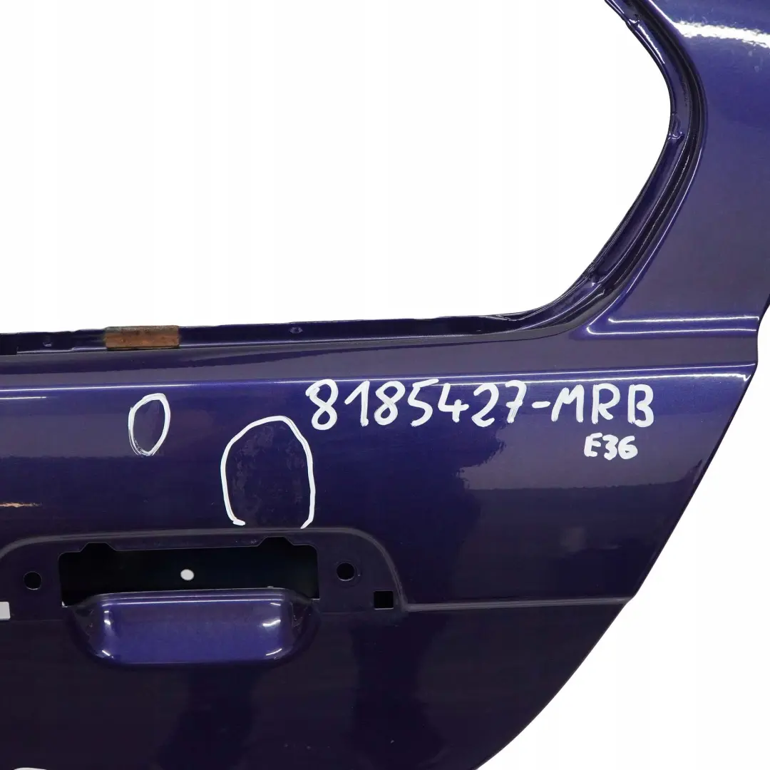 BMW E36 Sedan Drzwi lewe lewy tył Montrealblau - SKU 8185427-MRB - Numer Części 8185427