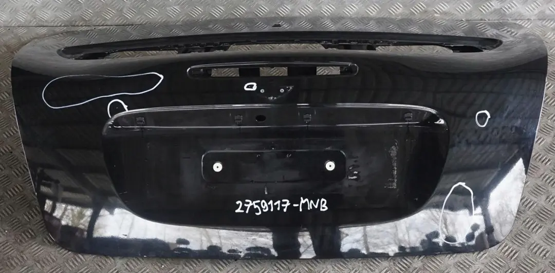 BMW Mini Cooper Roadster R59 Trunk Lid Tailgate Boot Lid Midnight Black - A94 - SKU 2759117-MNB - Part number 2759117