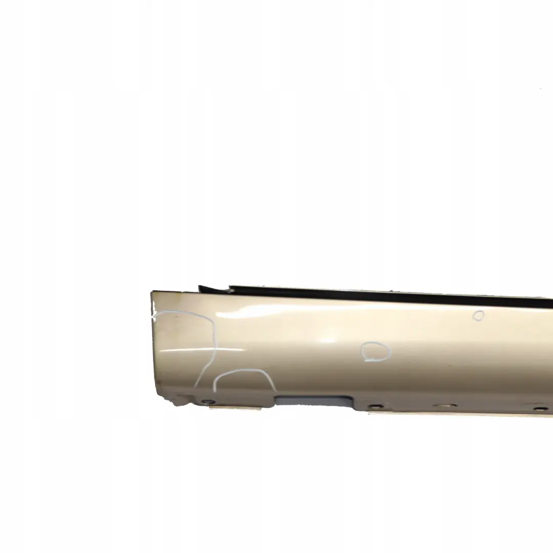 Mercedes-Benz C W203 Door Sill Side Cover Skirt Right O/S Travertine Beige 693 to with Part number A2036980254 Mercedes-Benz C W203 Door Sill Side Cover Skirt Right O/S Travertine Beige 693 - SKU A2036980254-TRB - Part number A2036980254